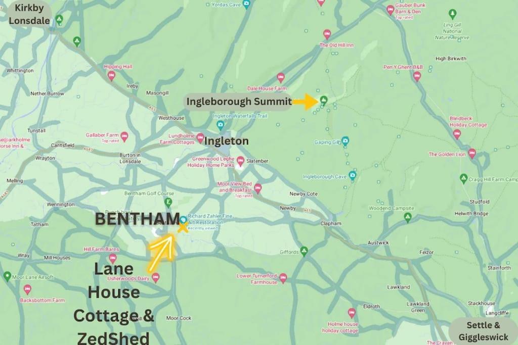 Cosy 3 Bed Cottage Near 3 Peaks - Log Burner & Aga Bentham 外观 照片